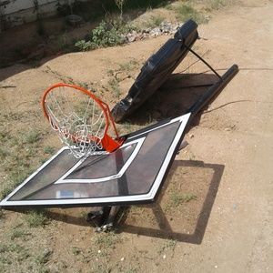 portable basket ball court
